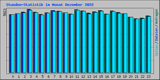 Stunden-Statistik im Monat Dezember 2022